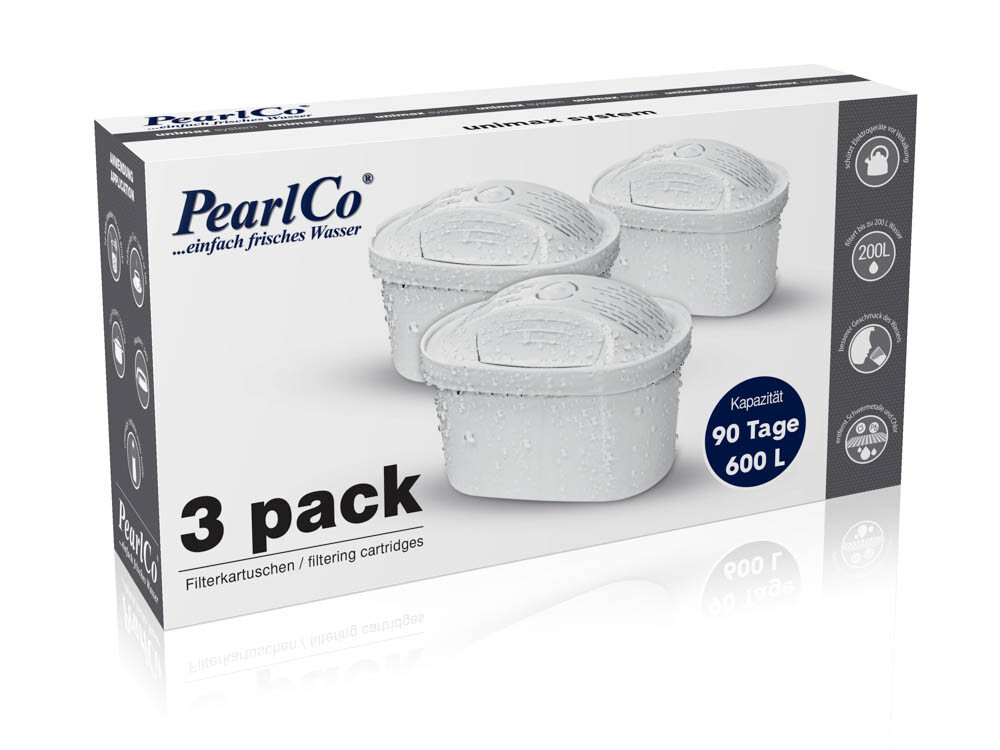 3 Filterkartuschen für Brita Maxtra bis BJ 06/2020 unimax Wasserfilter