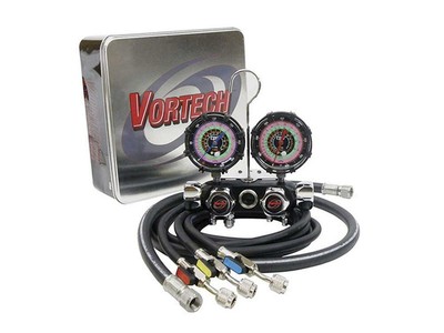 CPS Vortech MV4H4P5EZ4 Valve Manifold, R-134A, 22, 404A, 410A 3 1/8'' 1.0%... 