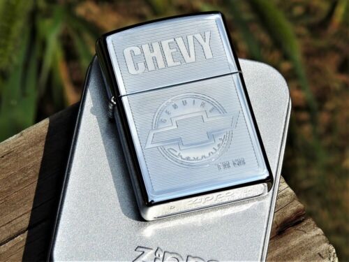Zippo Lighter - Genuine Chevrolet - Chevy - Corvette - Camaro - Trucks - Bowtie 