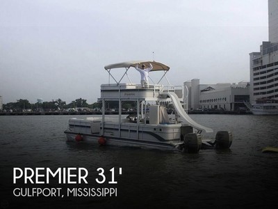 2005 Premier Pontoons 310 Boundary Waters Wide Deck Used