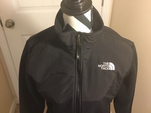 The North Face Denali Girl Fleece Jacket Lg  Black