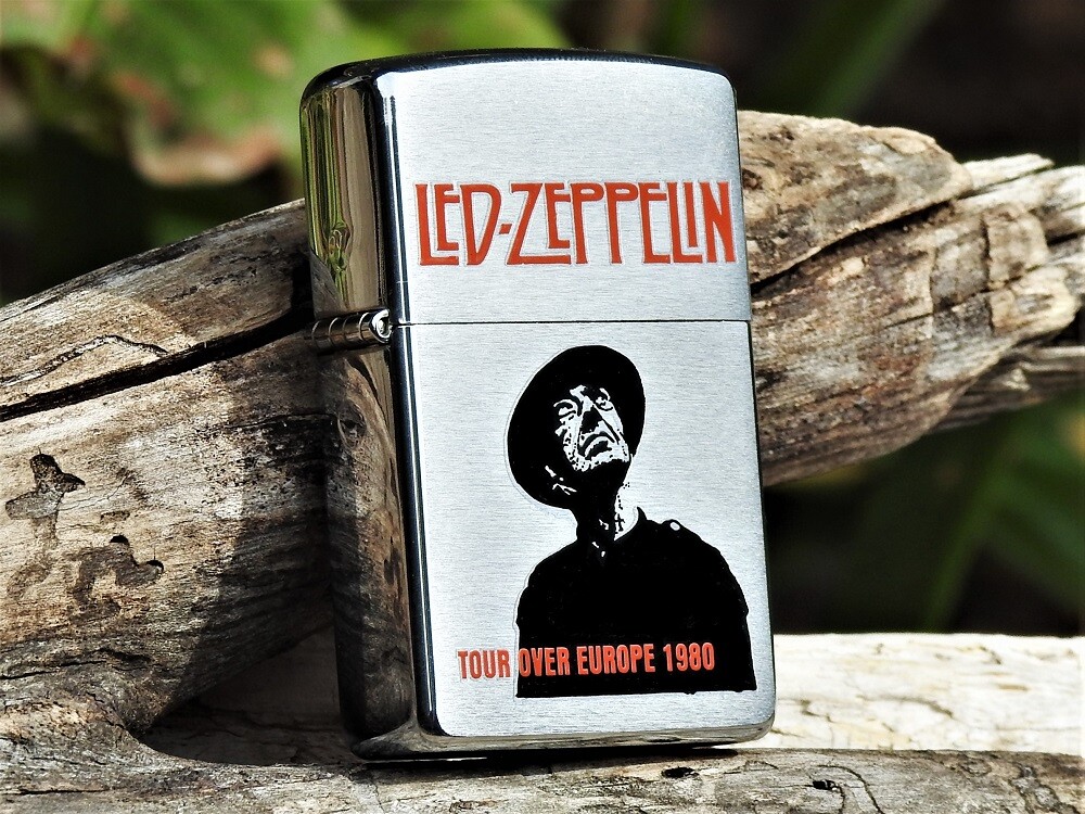 Zippo Lighter - Led Zeppelin - Tour Over Europe 1980