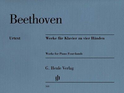 Beethoven Works for Piano Four-Hands Sheet Music Book NEW 051480568