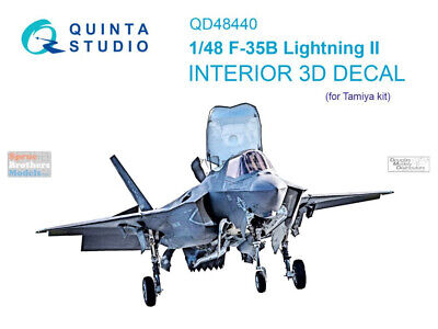 QTSQD48440 1:48 Quinta Studio Interior 3D Decal - F-35B Lightning II (TAM kit)