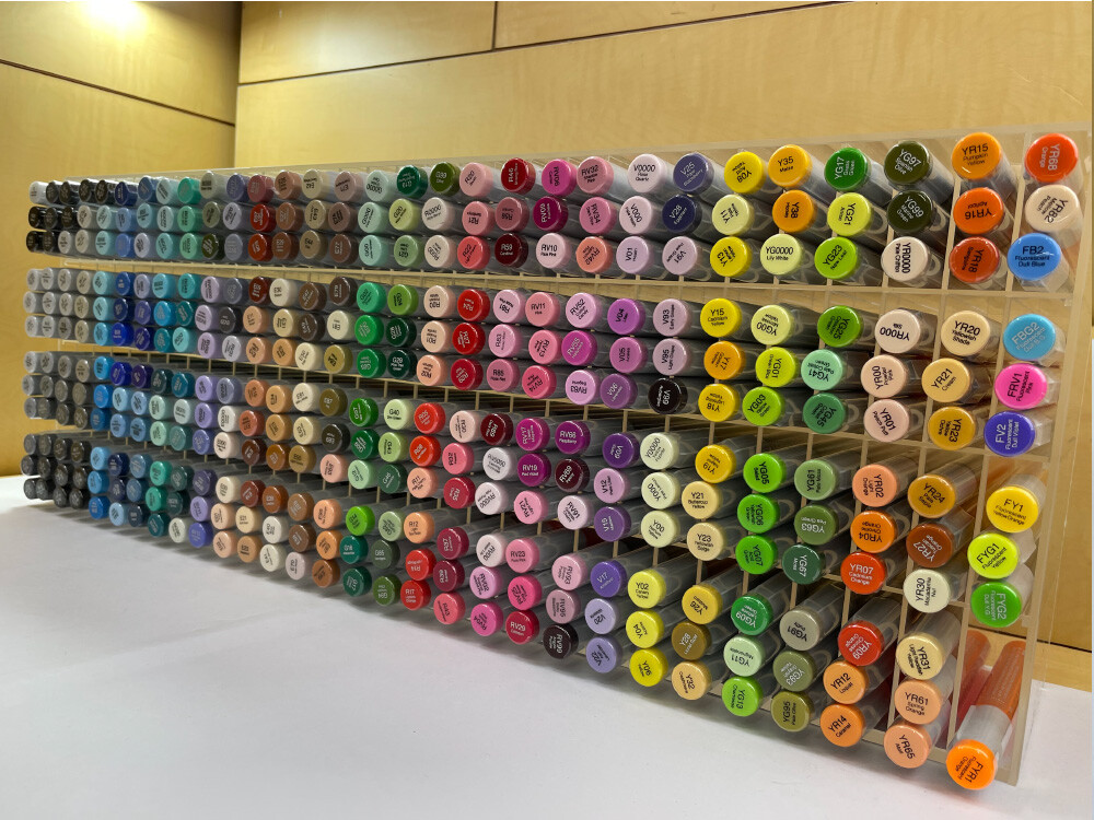 the favori LLIC INK COLLECTION 7本セット 358 Copic marker pen Sketch All color set 358 colors Too