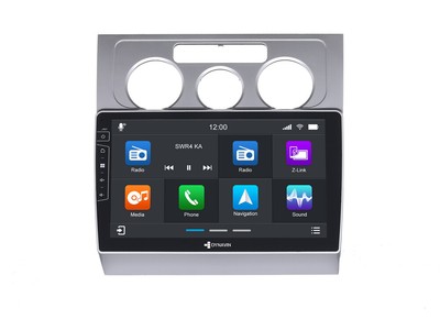 For VW Touran 10.1'' Silver Car Radio DAB Navigation BT Wireless Apple Carplay