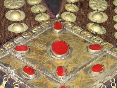 Sale price for Huge Turkoman  silver, gild and carnelian was $799 now $399