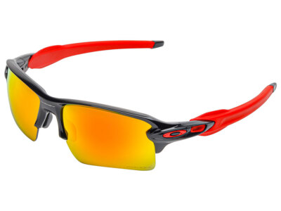 Oakley Flak 2.0 XL Sunglasses OO9188-8059 Polished Black/Prizm Ruby