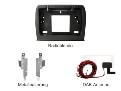 für Dynavin D8-DCX2022 Plus-C und D8-DC7 Radio Blende Citroen Fiat Opel Peugeot