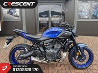 YAMAHA MT-07 Y-AMT 2025 - ICON BLUE - WARRANTY FEB 2028 - FIRST SERVICE DONE