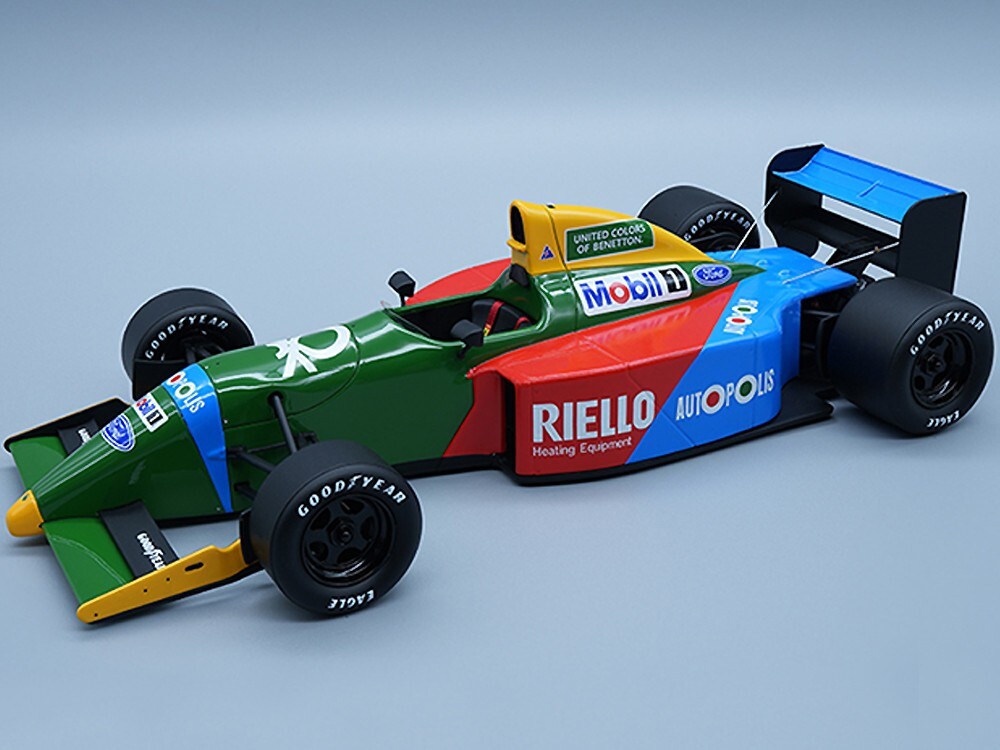 再再値下げBENETTON B190 90' N・Piquet ミニカー Tecnomodel BENETTON F1 B190 FORD MONACO GP 1990 PIQUET #20