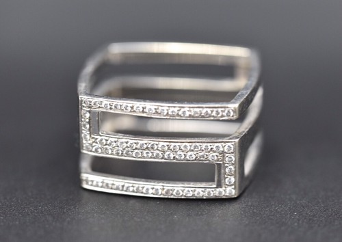 Men’s 18k Diamond “S” Ring