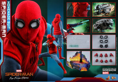 SPIDER-MAN HOMEMADE SUIT hot toys 開封美品 Amazon.com: Hot Toys 1:6 Spider-Man Homemade Suit Version
