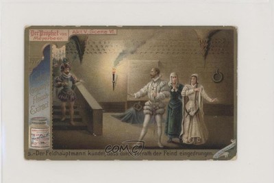 1920s Liebig Der Prophet von Meyerbeer Der Feldhauptmann kundet  #5 z6d