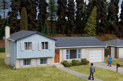 Walthers Cornerstone H0 933-3794 - Split-Level House (Kit) - NEW & OVP