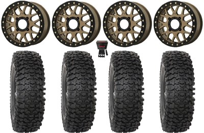 KS235 Grenade 15'' Wheels Bronze 37'' RC500S Sticky Tires Can-Am Defender