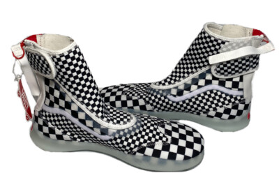 Vans Vault Boot Skoot Lx Checkered White Black Size 10 Men/11.5 Women NEW 500383