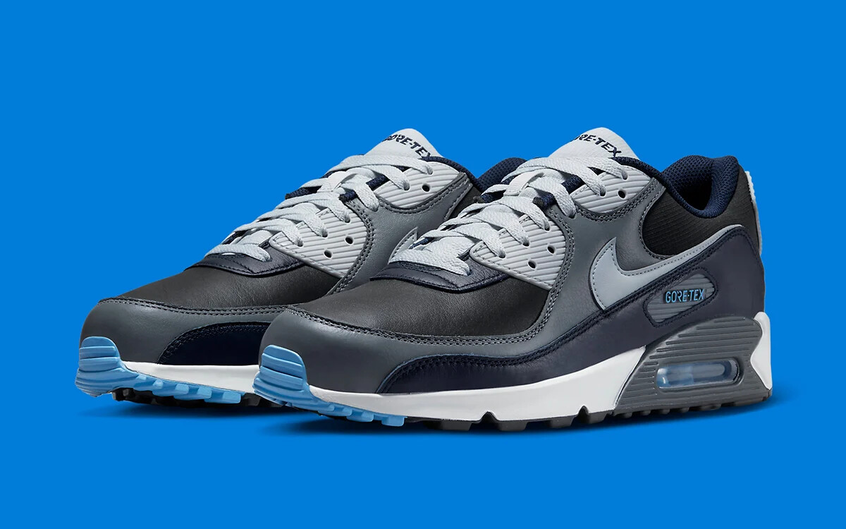 

Мужские кроссовки Nike Air Max 90 GORE-TEX Pure Platinum DJ9779-004 US6-12, Серый, Nike Air Max 90