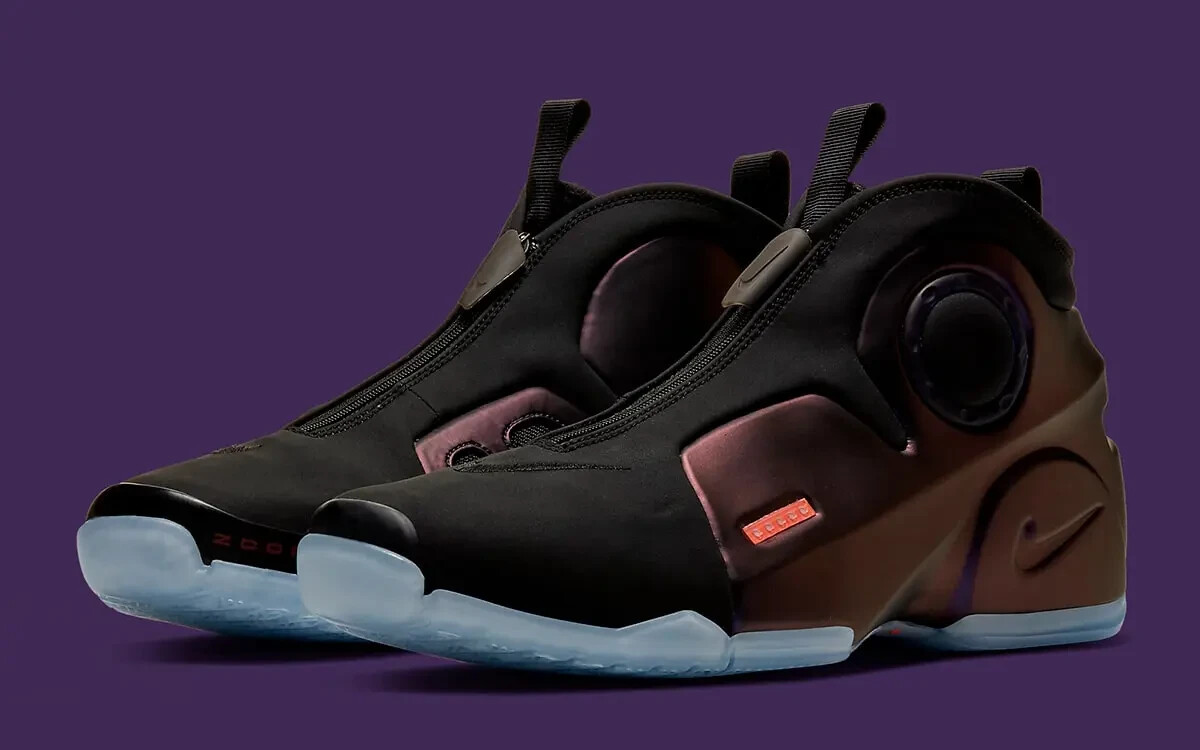 スニーカー Nike Air Flightposite 2 'Eggplant' Dark Purple Dust 2019 NIKE Air Flightposite 2 Eggplant PURPLE BASKETBALL CD7399