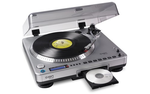 ION LP2CD Digital Conversion Turntable with Built-In CD Recorder- REFURBISHED