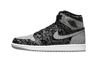 Мужские кроссовки Jordan 1 Retro High OG Rebellionaire черного/светло-серого цвета (555088 036)