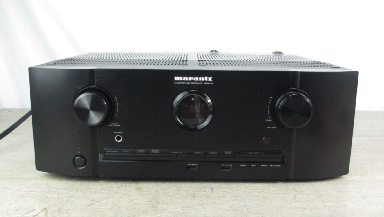 Marantz AVサラウンドレシーバー ブラック SR-6008/FB Amazon.co.jp: Marantz AVサラウンドレシーバー ブラック SR