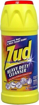 ZUD Heavy Duty Cleanser Powder ~ Removes Rust ~ 16 oz ~ (Plastic container)