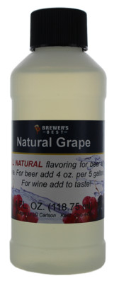 Brewer's Best Natural Grape Beer and Wine Fruit Flavoring