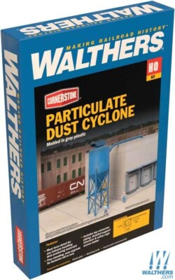NEW Walthers Particulate Dust Cyclone Modern Kit HO Scale Train FREE US SHIP