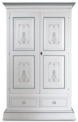 ARMADIO  2 ANTE DIPINTO A MANO DECORATO MASSELLO CAMERETTA OFFERTA