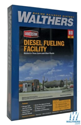 NEW Walthers 933-2908 Diesel Fueling Facility Kit HO Scale FREE US SHIP