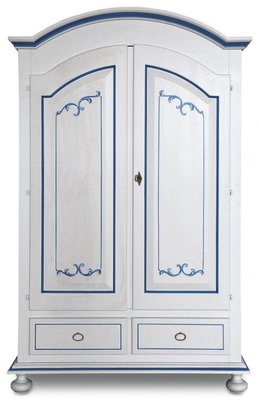 ARMADIO  2 ANTE DIPINTO A MANO DECORATO MASSELLO CAMERETTA OFFERTA