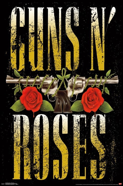 Guns N' Roses ポスター Guns N Roses - Rare Tour Lithograph / Poster - Tokyo Japan
