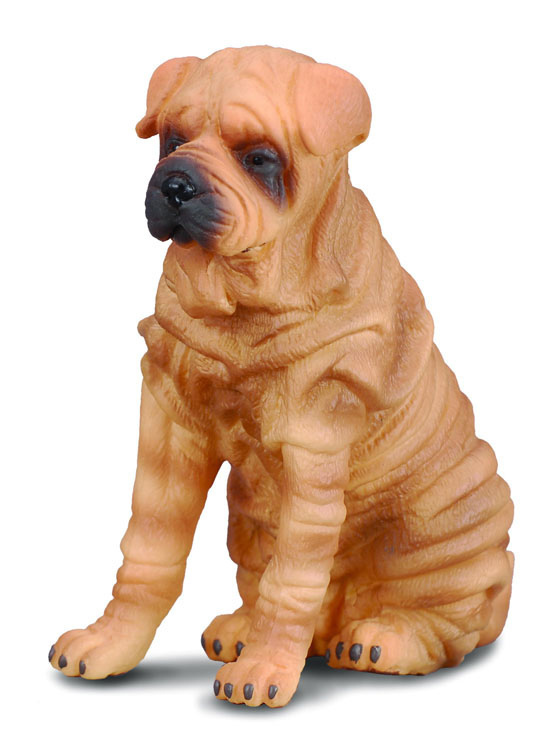 New Collecta 88193 Shar Pei Sharpei Dog Model 8cm Canine Retired