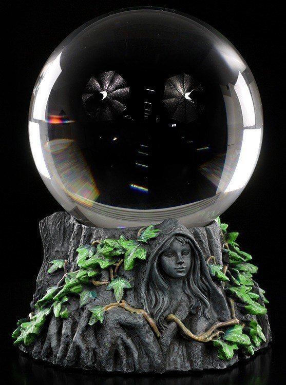 Wahrsager- Kristall Kugel - Magischer Zirkel - Wahrsagerkugel Magie Hexerei 