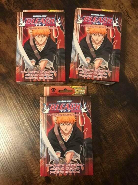 Bleach TCG Starter Deck 3 Pack SEALED NEW