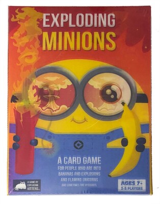 EXPLODING MINIONS CARD GAME - DESPICABLE ME - NEW & SEALED!