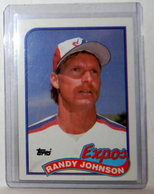 その他 RANDY JOHNSON ROOKIE 1988 Topps Randy Johnson Rookie Card #647 - Montreal Expos