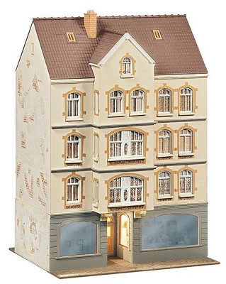Faller 130447 Ho Maison de Ville avec Pub Kit de Montage Neuf