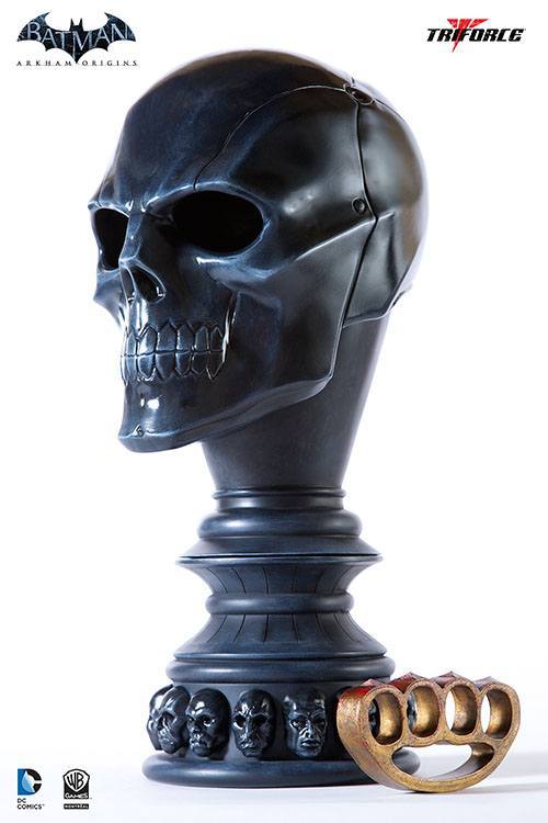 Batman Arkham Origins Replik 1/1 Black Mask Arsenal Life Size Statue Triforce - Bild 2
