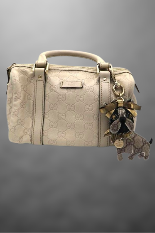 Authentic Gucci Mini Boston Bag Shima Sima Leather 193604
