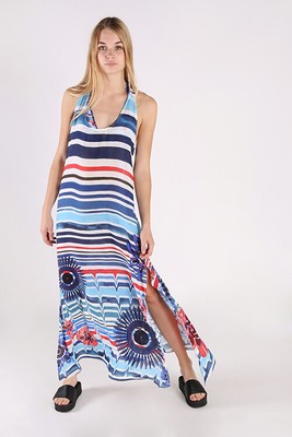 

Женское платье-майка Desigual Flora, разноцветное, средний размер, Multi, 18SWMW04