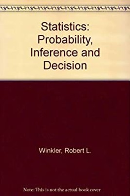Statistics : Probability, Inference and Decision Hardcover