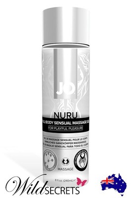 NEW JO Nuru Fragrance Free Massage Gel (240ml), Wild Secrets