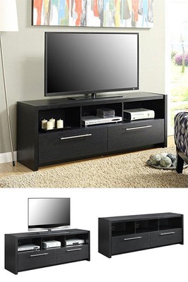 Convenience Concepts Newport Marbella Tv Stand Black