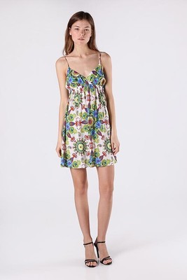 

Женское платье Hute Desigual, белый/разноцветный, средний размер, White/multi