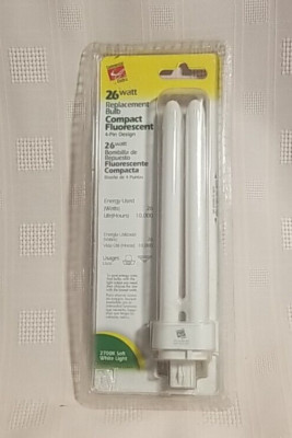 Commercial Electric 26 Watt Replacement Bulb Compact Fluorescent 4Pin - NIB