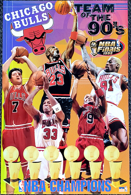 Champion - champion 90’s NBA BULLS JORDAN 90's Michael Jordan Chicago Bulls Champion NBA Jersey Size