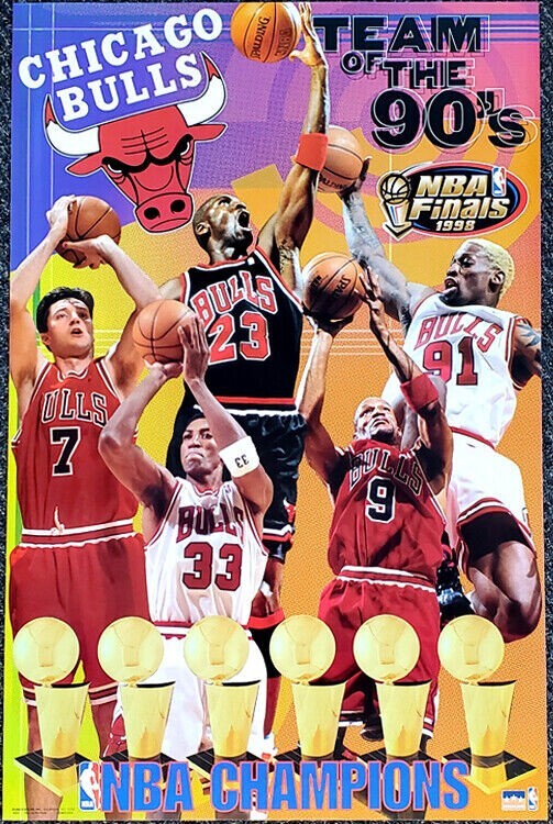 激レア‼︎ 90s 当時物 NBA BULLS JORDAN ポスター 激レア‼︎ 90s 当時物 NBA BULLS JORDAN ポスター