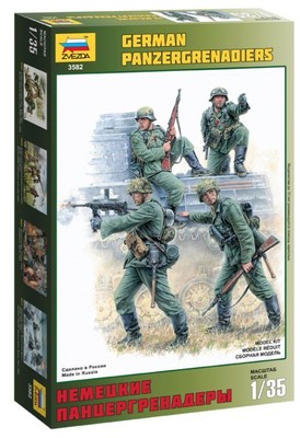 Zvezda 3582 German Panzergrenadiers 1939-1945 1/35 scale plastic kit